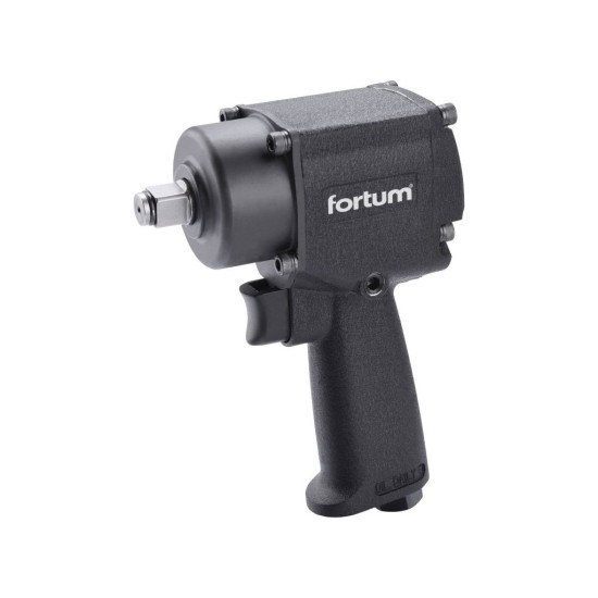 Rázový uťahovák, 1/2", pneumatika, 610Nm, MINI FORTUM