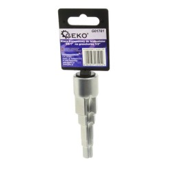 Univerzálny stupňovitý kľúč 3/8"-1", pre 1/2" račňu GEKO Univerzálny stupňovitý kľúč 3/8"-1", pre 1/2" račňu GEKO