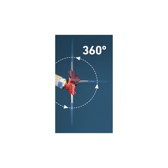 MINI horák s piezoelektrickým zapaľovačom a plynovým predhrievaním pre kartuše so závitom EU 7/16" EXTOL PREMIUM