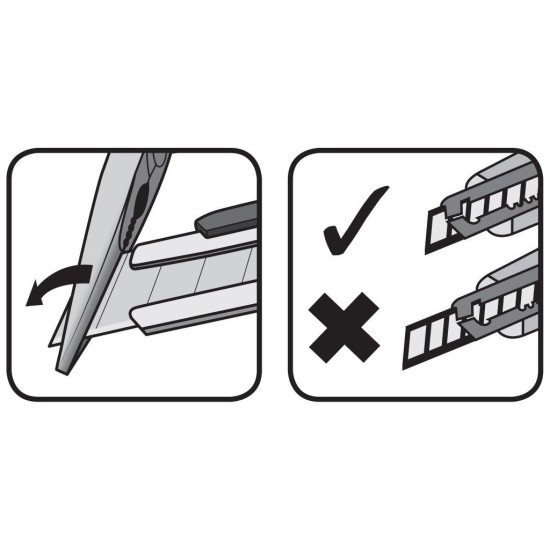 Odlamovací nôž s výstuhou, 18mm FORTUM Odlamovací nôž s výstuhou, 18mm FORTUM