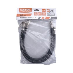 Tlaková hadica na hustilku pneumatík, 2ks, G1/4" EXTOL PREMIUM Tlaková hadica na hustilku pneumatík, 2ks, G1/4" EXTOL PREMIUM