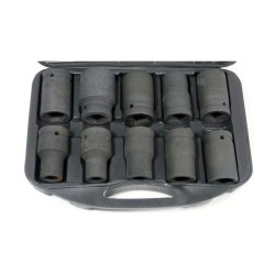 Nástrčná hlava, nárazová 1", sada 10ks, 17-41mm GEKO Nástrčná hlava, nárazová 1", sada 10ks, 17-41mm GEKO
