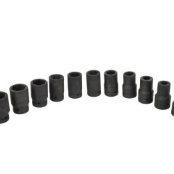 Nástrčná hlava, nárazová 1", sada 11ks, 17-41mm GEKO