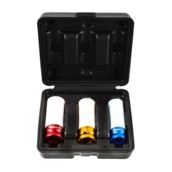 Nástrčné rázové hlavice 1/2" pre ALU kotúče 17, 19, 21mm GEKO