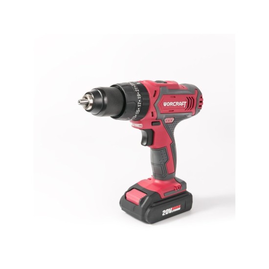 Akumulátorová príklepová vŕtačka WORCRAFT, 2xLi-Ion 20V/2,0Ah (CD-20LiH) Akumulátorová príklepová vŕtačka WORCRAFT, 2xLi-Ion 20V/2,0Ah (CD-20LiH)