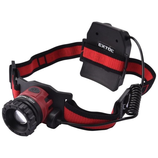 Čelovka 450lm CREE XPL, nabíjateľná, USB, 10W CREE XPL, ZOOM EXTOL LIGHT funkcia Čelovka 450lm CREE XPL, nabíjateľná, USB, 10W CREE XPL, ZOOM EXTOL LIGHT funkcia