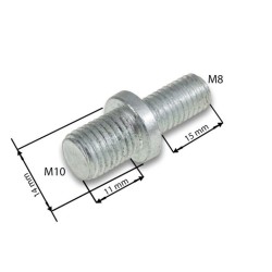 Adaptér na strunovou hlavu M10x1.25f/M8x1.25f Adaptér na strunovou hlavu M10x1.25f/M8x1.25f