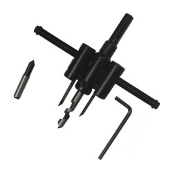 Nastaviteľná dierovka na drevo, sadrokartónové dosky 30-120mm GEKO