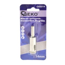 Diamantový korunkový vrták na dlaždice 14 mm GEKO Diamantový korunkový vrták na dlaždice 14 mm GEKO