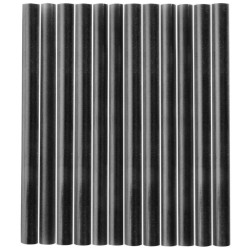Tavné tyčinky, čierna farba, Ø 7,2x100mm, 12ks EXTOL CRAFT