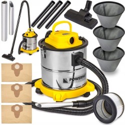 Elektrický krbový vysávač, priemyselný vysávač 2000W, 20l, 2v1 POWERMAT