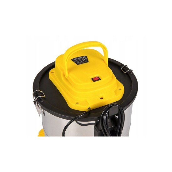 Elektrický krbový vysávač, priemyselný vysávač 2000W, 20l, 2v1 POWERMAT Elektrický krbový vysávač, priemyselný vysávač 2000W, 20l, 2v1 POWERMAT