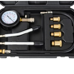 Merač kompresie pre benzínové motory, sada 8ks, tester kompresie GEKO