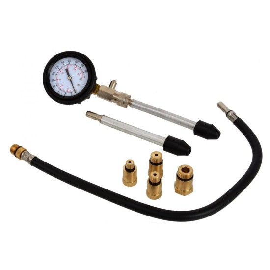 Merač kompresie pre benzínové motory, sada 8ks, tester kompresie GEKO Merač kompresie pre benzínové motory, sada 8ks, tester kompresie GEKO