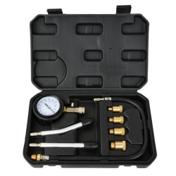 Merač kompresie pre benzínové motory, sada 8ks, tester kompresie GEKO