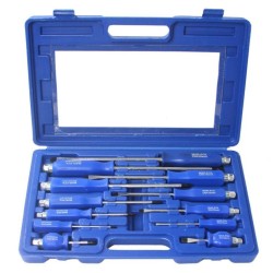 Rázové skrutkovače, sada 12 ks, magnetické, šesťhranné MAR-POL