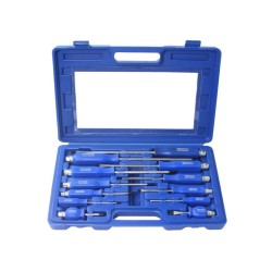 Rázové skrutkovače, sada 12 ks, magnetické, šesťhranné MAR-POL Rázové skrutkovače, sada 12 ks, magnetické, šesťhranné MAR-POL