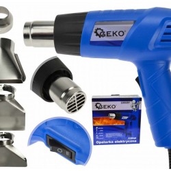 Teplovzdušná pištoľ 2000W, 4 trysky GEKO