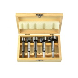 Sada 5 stopkových fréz na drevo, 15-35 mm GEKO