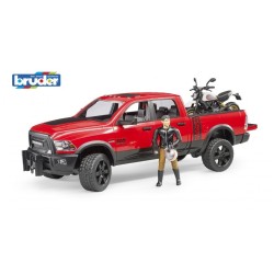 Terénní auto RAM s motorkou Ducati a řidičem Bruder 2502 Terénní auto RAM s motorkou Ducati a řidičem Bruder 2502