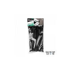 Stahovací pásky na vodiče 8.8x500mm 100 ks UV BLACK