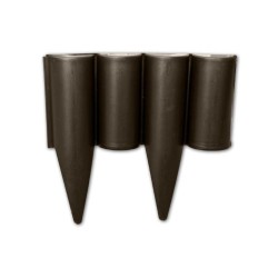 Plastový obrubník - palisáda 2,5m, 225mm, hnedá PALGARDEN