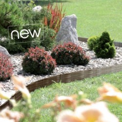 Plastový záhradný okraj 3,9 m, 187 mm IBWI GARDEN BORDER (farba: hnedá) Plastový záhradný okraj 3,9 m, 187 mm IBWI GARDEN BORDER (farba: hnedá)