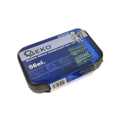 Sada nástrčných súprav torx 56ks, 1/4" GEKO Sada nástrčných súprav torx 56ks, 1/4" GEKO