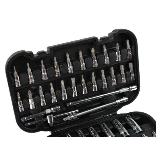 Sada nástrčných súprav torx 56ks, 1/4" GEKO