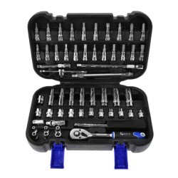 Sada nástrčných súprav torx 56ks, 1/4" GEKO