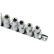 Torx E10-24 nástrčné hlavy, 1/2", 10ks na GEKO lištu