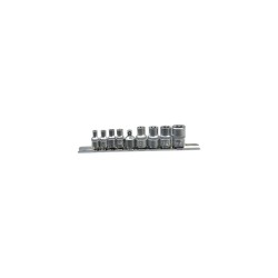 Torx E5-16 nástrčné hlavy, 1/4", 3/8", 9ks na GEKO lište Torx E5-16 nástrčné hlavy, 1/4", 3/8", 9ks na GEKO lište
