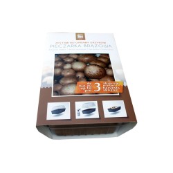 Súprava na pestovanie hnedých húb 3L (Agaricus bisporus) Súprava na pestovanie hnedých húb 3L (Agaricus bisporus)