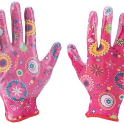 Záhradné rukavice nylonové napoly máčané v nitrile, veľkosť 7" EXTOL LADY Záhradné rukavice nylonové napoly máčané v nitrile, veľkosť 7" EXTOL LADY