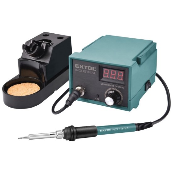Spájkovacia stanica 70W s LCD a elektronickou reguláciou teploty a kalibráciou EXTOL INDUSTRIAL