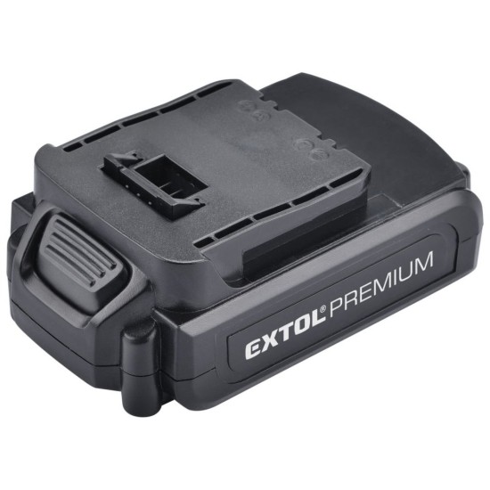 Nabíjateľná batéria 18V, Li-ion, 1500mAh EXTOL PREMIUM Nabíjateľná batéria 18V, Li-ion, 1500mAh EXTOL PREMIUM