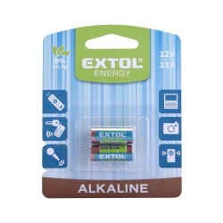Alkalické batérie, 2ks, 12V (23A) EXTOL ENERGY