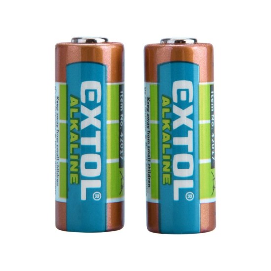 Alkalické batérie, 2ks, 12V (23A) EXTOL ENERGY Alkalické batérie, 2ks, 12V (23A) EXTOL ENERGY