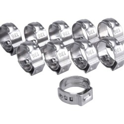 Hadicová spona, 10ks, pr.13.8mm, INOX EXTOL PREMIUM