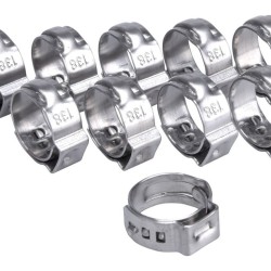 Hadicová spona, 10ks, pr.13.8mm, INOX EXTOL PREMIUM