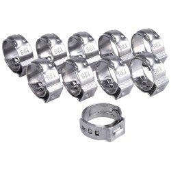 Hadicová spona, 10ks, pr.13.8mm, INOX EXTOL PREMIUM