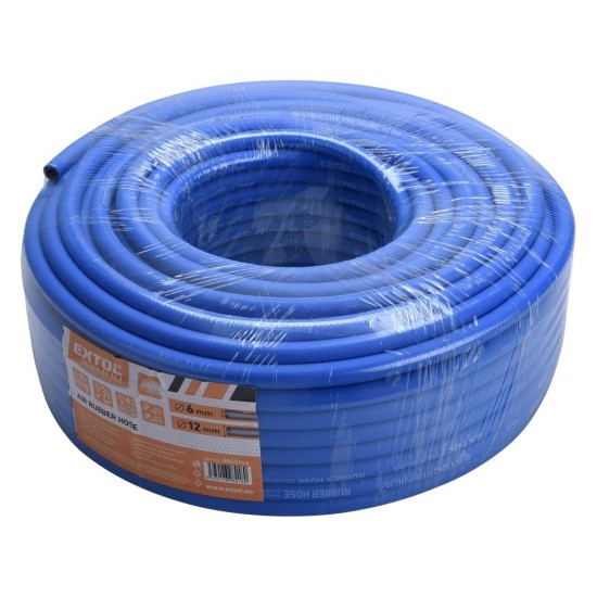 Vzduchová hadica, gumená, 1/4" (6/12mm), 50m EXTOL PREMIUM