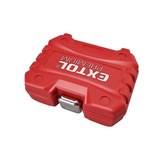 Uvoľňovacia hlava skrutky a matice, sada 10ks, 3/8", 10-19mm, CrMoV EXTOL PREMIUM