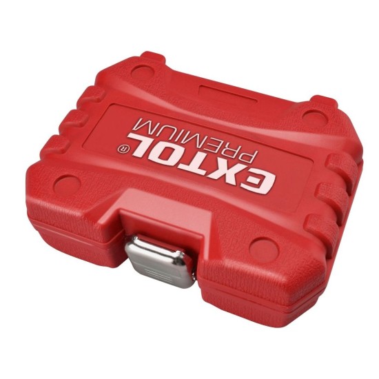 Uvoľňovacia hlava skrutky a matice, sada 10ks, 3/8", 10-19mm, CrMoV EXTOL PREMIUM