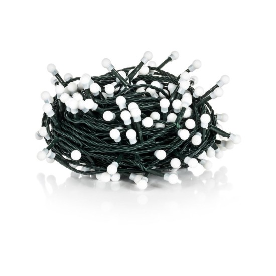 Vánoční řetěz kuličky 100LED 10+5m CW TM RETLUX RXL 219 Vánoční řetěz kuličky 100LED 10+5m CW TM RETLUX RXL 219