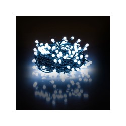 Vánoční řetěz cherry 8 funkcí, 100LED, 10+5m, časovač RXL 264 Kul. CW TM RETLUX