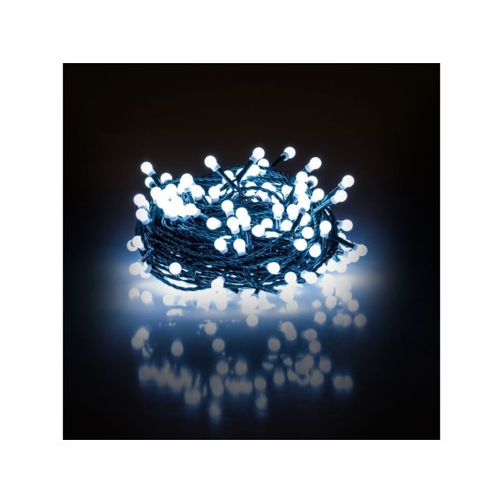 Vánoční řetěz cherry 8 funkcí, 100LED, 10+5m, časovač RXL 264 Kul. CW TM RETLUX Vánoční řetěz cherry 8 funkcí, 100LED, 10+5m, časovač RXL 264 Kul. CW TM RETLUX