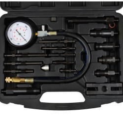 Kompresný merač pre dieselové motory, sada 17ks, tester kompresie GEKO Kompresný merač pre dieselové motory, sada 17ks, tester kompresie GEKO