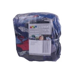 Lisovaný textil, páraná bavlna barevná tmavá 10kg