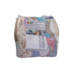 Lisovaný textil, páraná bavlna barevná světlá 10kg